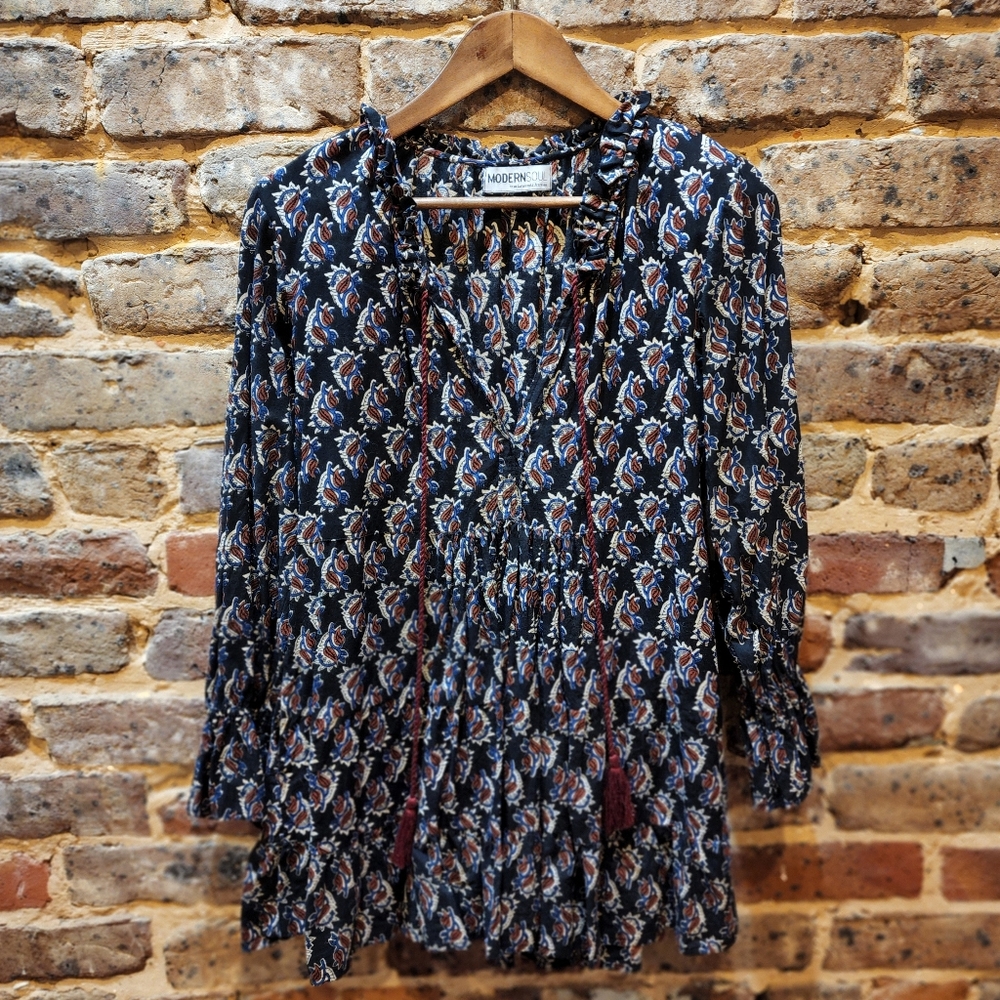 Modern Soul - Sable Mini Ruffle Dress - Picture 2 of 5